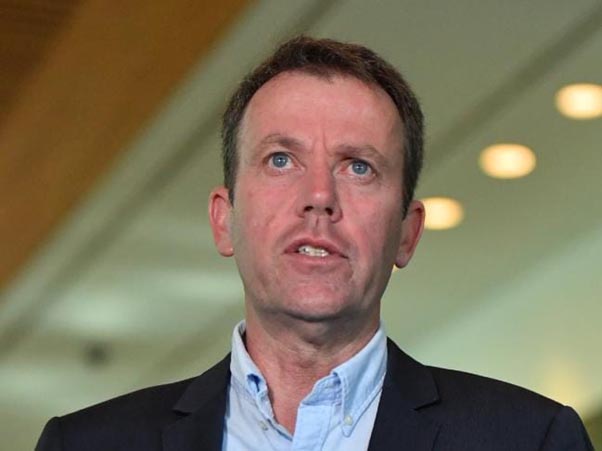 Minister for Education Dan Tehan was forced to step back from his angry comments made earluier today on ABC’s Insiders. Picture: Mick Tsikas/AAP