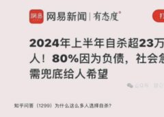 Tỷ lệ tự tử ở Trung Quốc tăng kỷ lục, 80% là do nợ nần