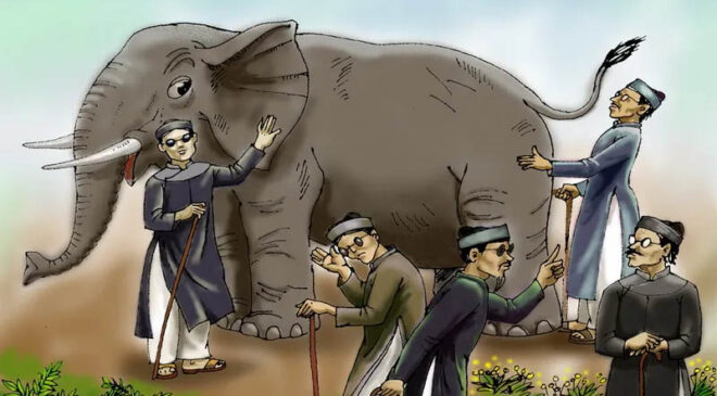 Trí thức Việt hay thầy bói mù tả voi