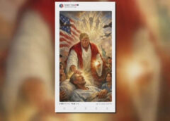 Ông Trump xóa bức ảnh chế ‘bàn tay phát sáng’