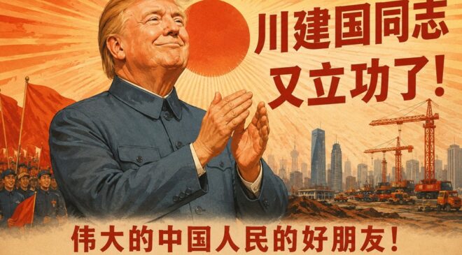 Donald Trump là “đứa con yêu của tổ quốc” Trung Quốc!