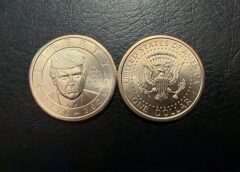 Mỹ phát hành đồng xu 1 USD có hình ông Trump